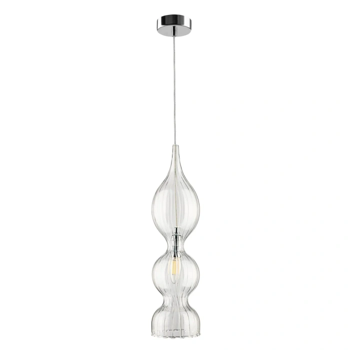 Светильник подвесной Crystal Lux IRIS SP1 B TRANSPARENT