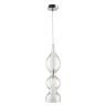 Светильник подвесной Crystal Lux IRIS SP1 B TRANSPARENT