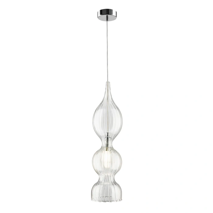 Светильник подвесной Crystal Lux IRIS SP1 B TRANSPARENT