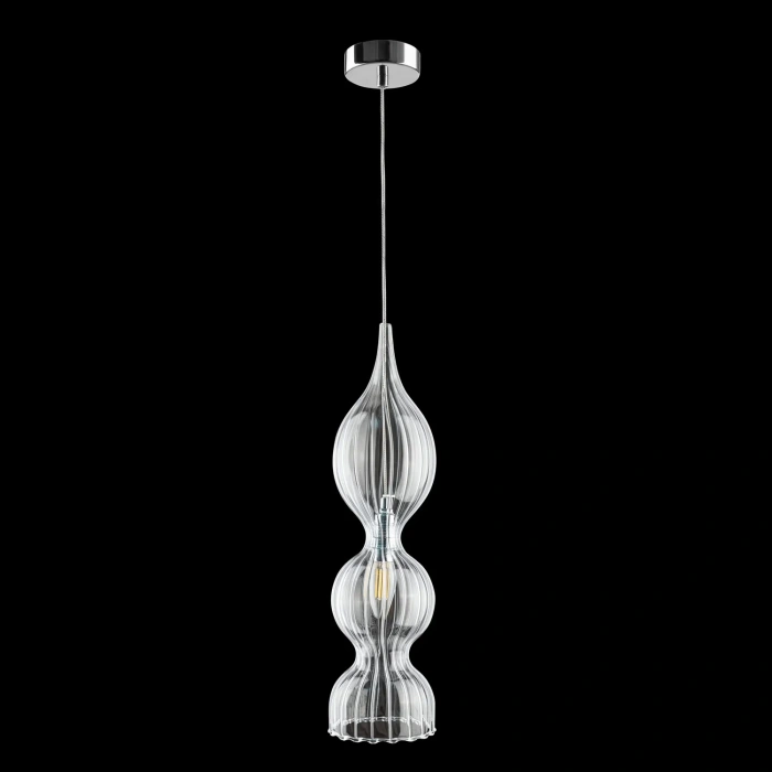Светильник подвесной Crystal Lux IRIS SP1 B TRANSPARENT