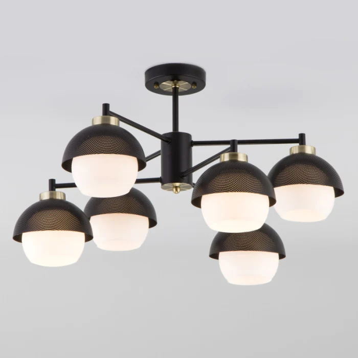 Люстра на штанге Eurosvet Nocciola 70106/6 черный Smart