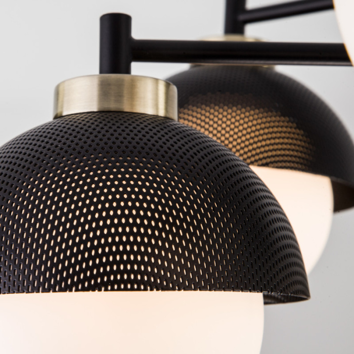 Люстра на штанге Eurosvet Nocciola 70106/6 черный Smart
