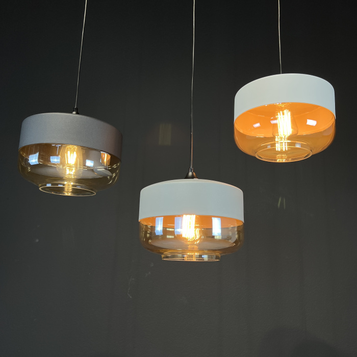 Подвесной светильник NORD D D25 White/Amber ImperiumLoft