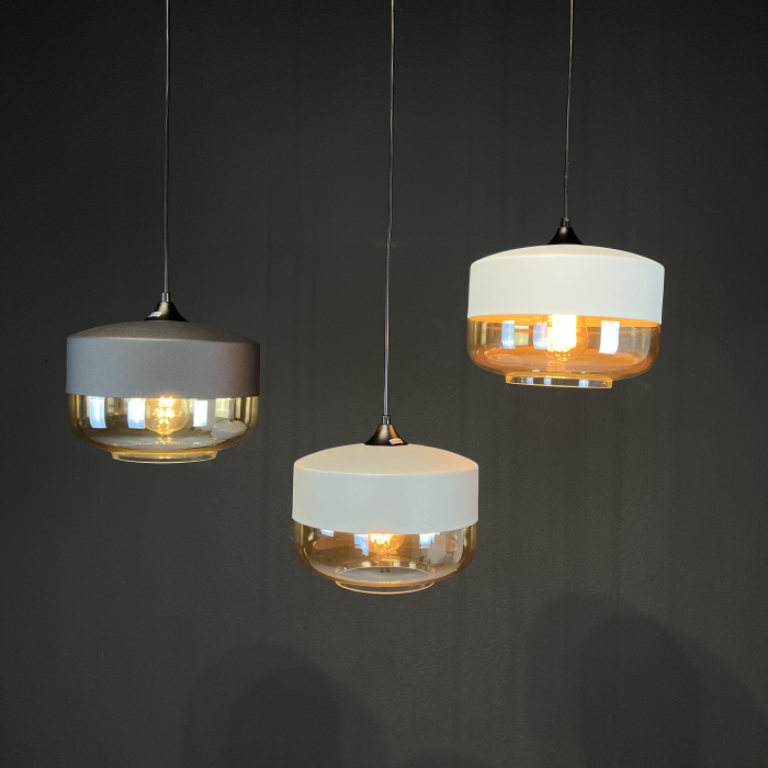 Подвесной светильник NORD D D25 White/Amber ImperiumLoft