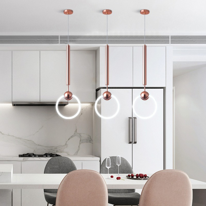 Подвесной светильник RING L D30 Золото ImperiumLoft