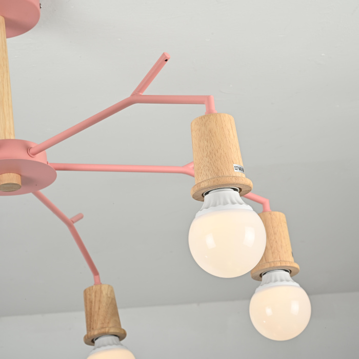 Люстра на штанге LES COLOR D80 Pink ImperiumLoft 220512-23