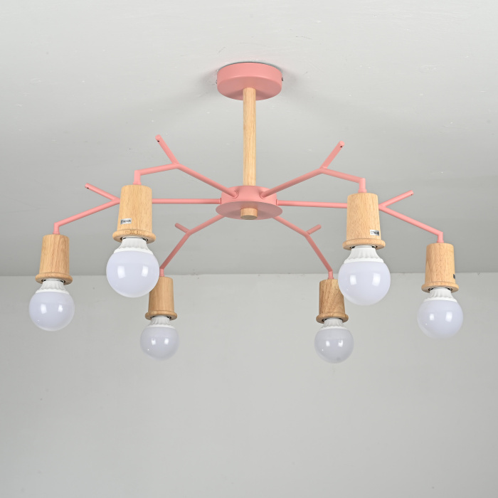 Люстра на штанге LES COLOR D80 Pink ImperiumLoft 220512-23