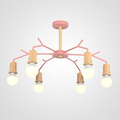 Люстра на штанге LES COLOR D80 Pink ImperiumLoft 220512-23