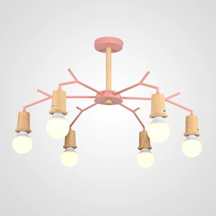 Люстра на штанге LES COLOR D80 Pink ImperiumLoft 220512-23