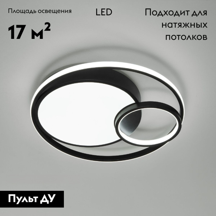 Потолочная люстра Eurosvet Jeremy 90254/1 черный