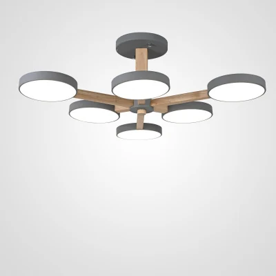 Потолочный светильник TURNA L6 Grey ImperiumLoft