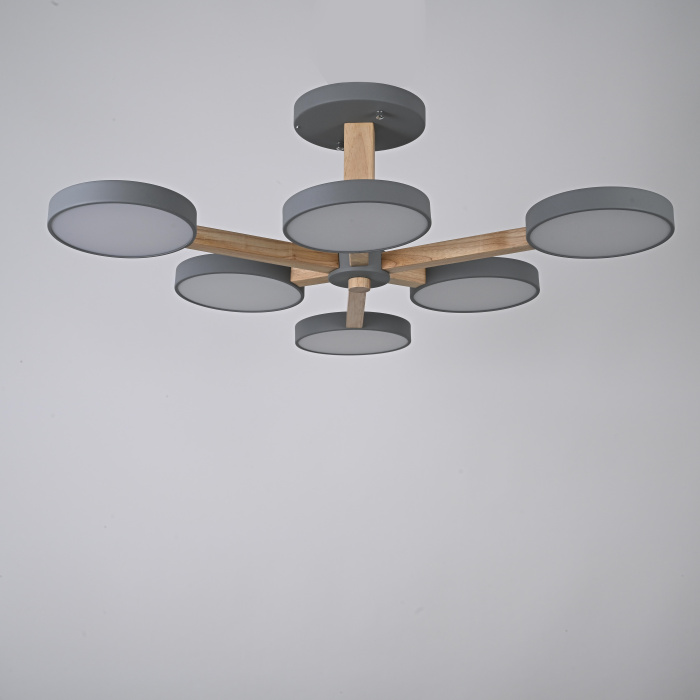 Потолочный светильник TURNA L6 Grey ImperiumLoft