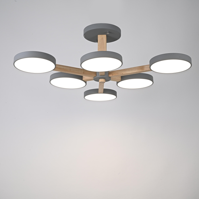 Потолочный светильник TURNA L6 Grey ImperiumLoft