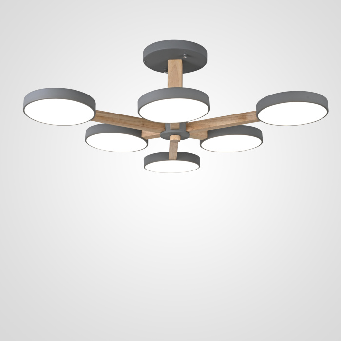 Потолочный светильник TURNA L6 Grey ImperiumLoft