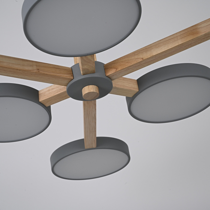 Потолочный светильник TURNA L6 Grey ImperiumLoft