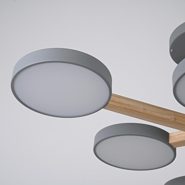 Потолочный светильник TURNA L6 Grey ImperiumLoft