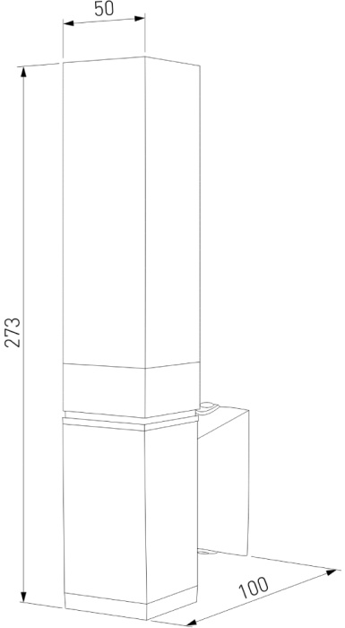Уличный настенный светильник Elektrostandard Techno led 4690389168727