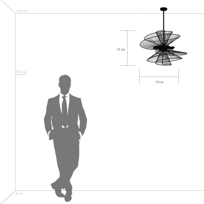 Люстра потолочная Zeta Lightstar 728183