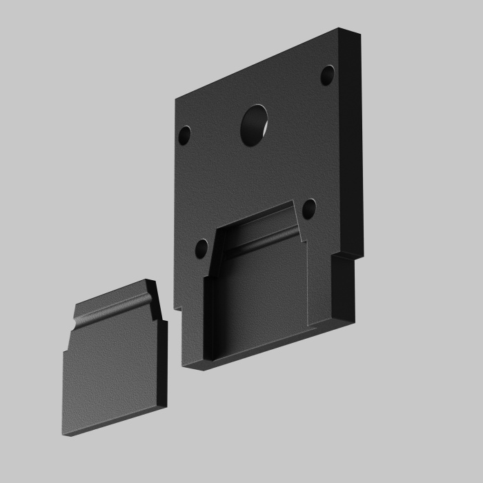 Торцевая заглушка для шинопровода Maytoni TRA034EC-SCCL-42B