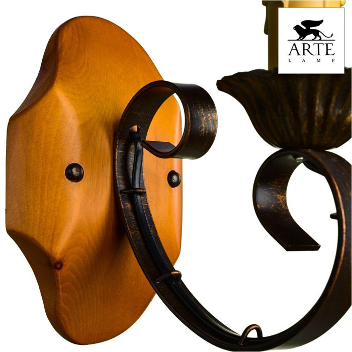 Светильник настенный Arte Lamp TAVERNA A9520AP-1BR