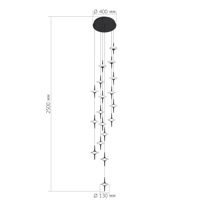 Подвесной светильник ST LUCE ZENITH SL6231.403.18