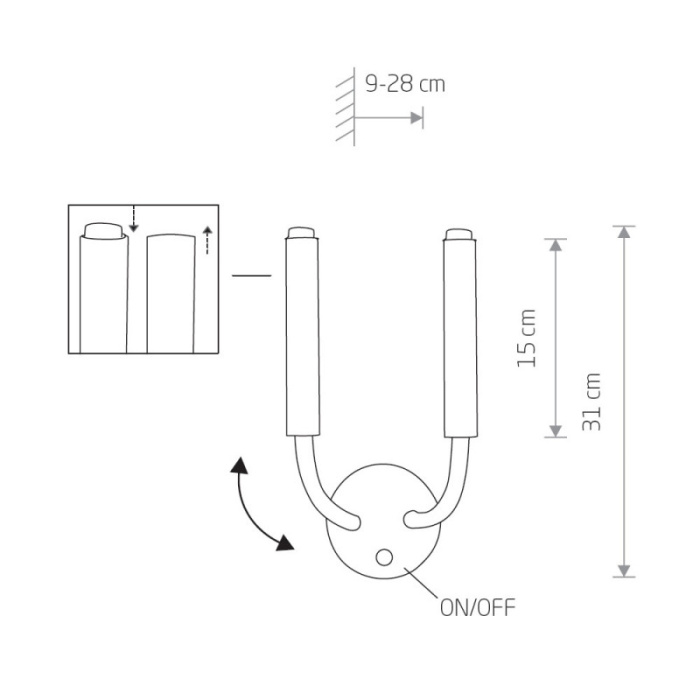 Бра Nowodvorski Stalactite 9055
