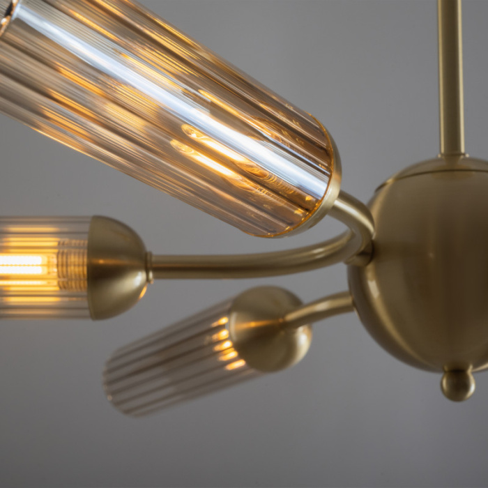 Люстра на штанге Freya Borgy FR5379CL-06G