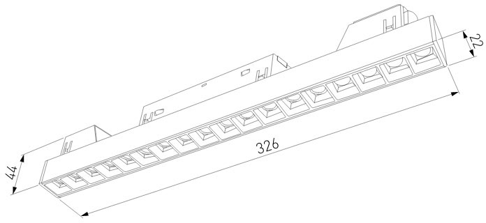 Трековый светильник Elektrostandard Slim magnetic 4690389178924