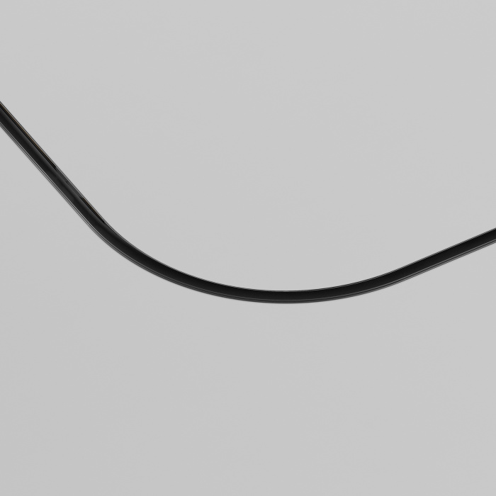 Коннектор радиусный R300 Exility встраиваемый под ГКЛ 12,5 мм, черный Maytoni TRA044-angle.12B