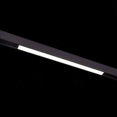 Магнитный трековый светильник MKL-100-12W4K-B Черный 406x22x44,48V LED,Orsam ST360.446.12.1