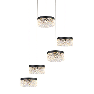 Подвесной светильник Delight Collection Diamond cut MD21020075-5A matt black