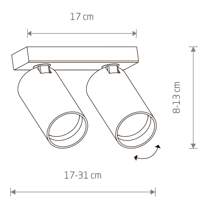 Накладной светильник спот Nowodvorski Mono Black/Gold 7766