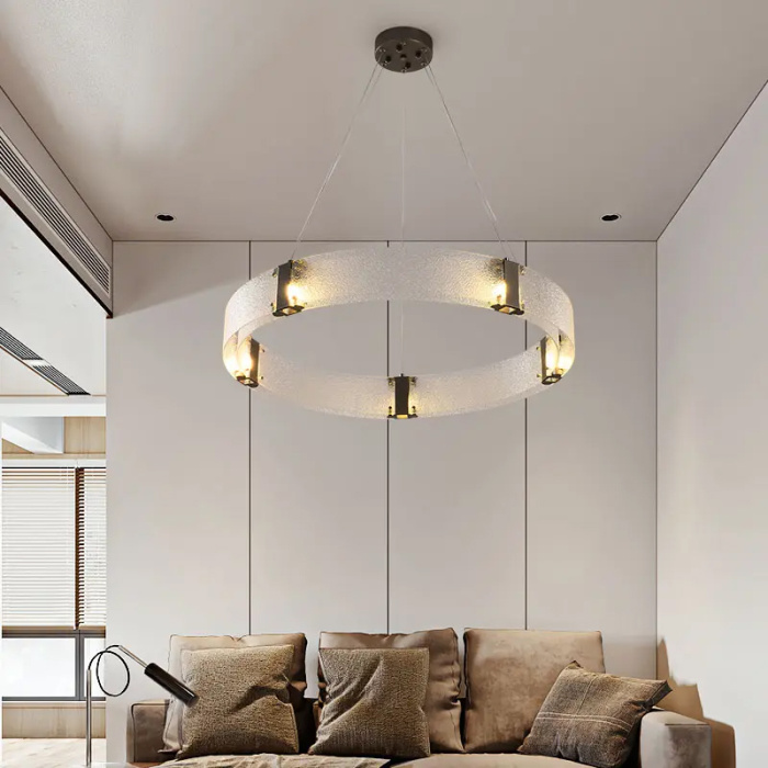 Подвесной светильник Delight Collection Parallel Ring D8028P/R/D800 black/white