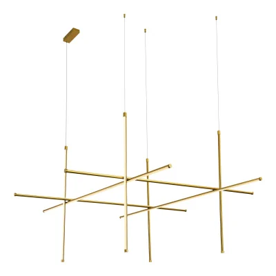 Светильник подвесной ST-Luce Матовое золото LED 1*150W 3000K SL6207.203.150