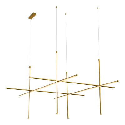 Светильник подвесной ST-Luce Матовое золото LED 1*150W 3000K SL6207.203.150