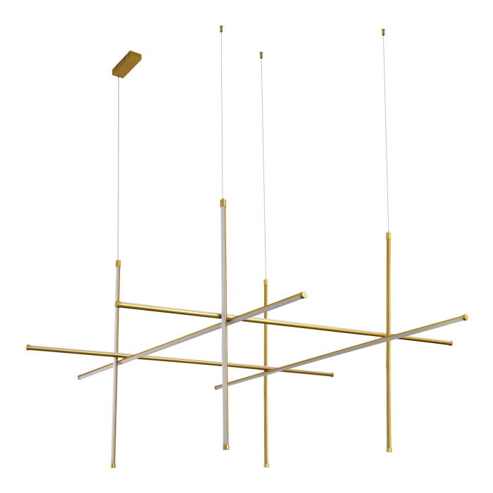 Светильник подвесной ST-Luce Матовое золото LED 1*150W 3000K SL6207.203.150