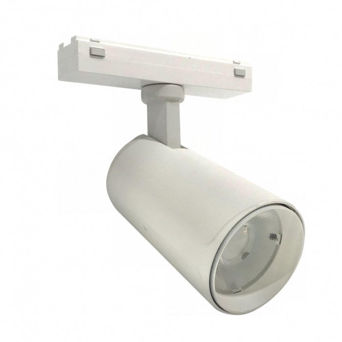 Светильник трековый магнитный поворотный iLedex VISION 4825-048-D70-20W-36DG-3000K-WH