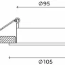 Встраиваемый светильник Hesby Lighting Core HSBL_0229