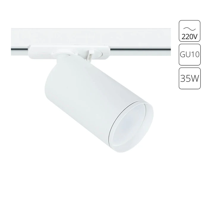 Трековый светильник однофазный Arte Lamp FLAME A1519PL-1WH