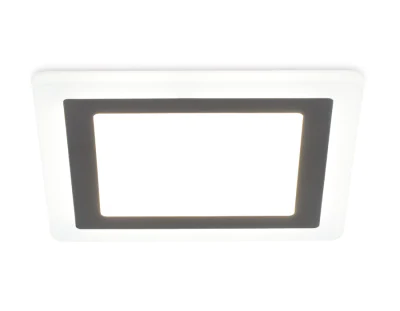 Встраиваемый cветодиодный светильник с подсветкой Ambrella light DCR392