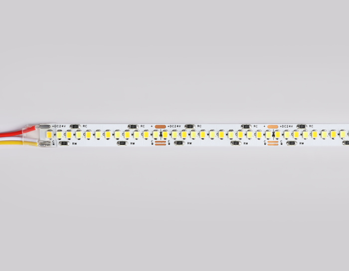 Светодиодная лента с регулировкой температуры света GS4151 2835 240Led /18W m/ 24V IP20 CCT 3000-650 Ambrella light GS4151