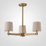 Люстра на штанге ImperiumLoft Stavra Jorgenson Beige/Light Wood 203577-26