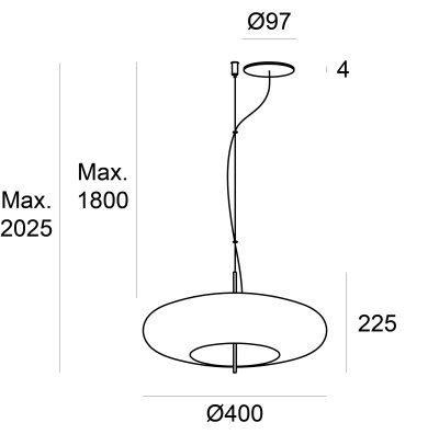 Подвесной светильник Leds C4 PLAT GREEN
