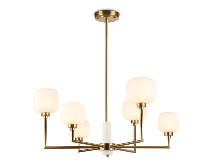 Люстра на штанге с мрамором AMBRELLA light LH53015