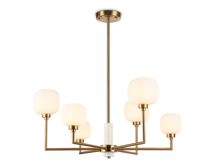 Люстра на штанге с мрамором AMBRELLA light LH53015