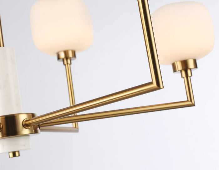 Люстра на штанге с мрамором AMBRELLA light LH53015