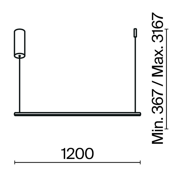 Подвесной светильник Maytoni Halo MOD246PL-L24BK