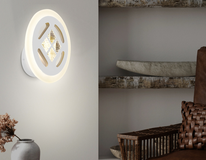 Настенный светодиодный светильник с выключателем Ambrella light FA2955