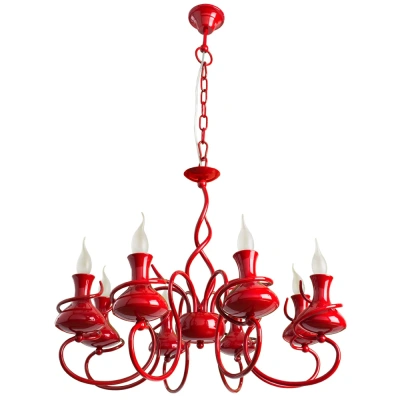 Люстра подвесная Arte Lamp VASO A6819LM-8RD