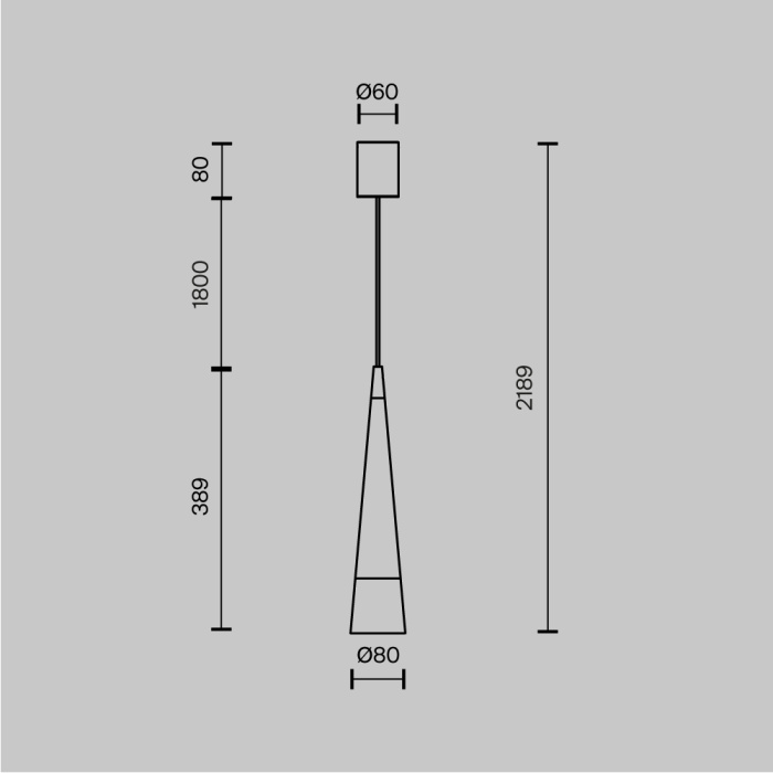 Подвесной светильник Maytoni Sintesi P090PL-L12CH3K